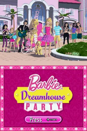 Barbie Dreamhouse Party (USA) (En,Fr,Es) screen shot title